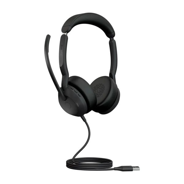 JABRA Fejhallgató - Evolve2 50 MS Teams Stereo Vezetékes USB-A, Mikrofon (25089-999-999)